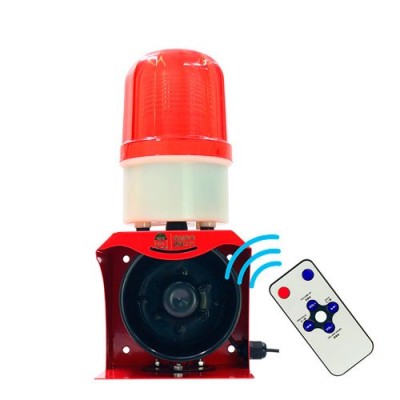 SF-532 | Sirena Flash sonora programable 220 V 24 V 12 V industrial impermeable alarma de incendios