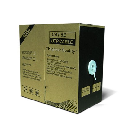 CABU305CCAGR-L | Cable UTP Unifilar CAT.5e CCA Gris