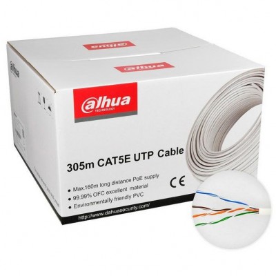 DH-PFM920I-5EUN-C | Cable UTP Unifilar CAT.5e Blanco Dahua 